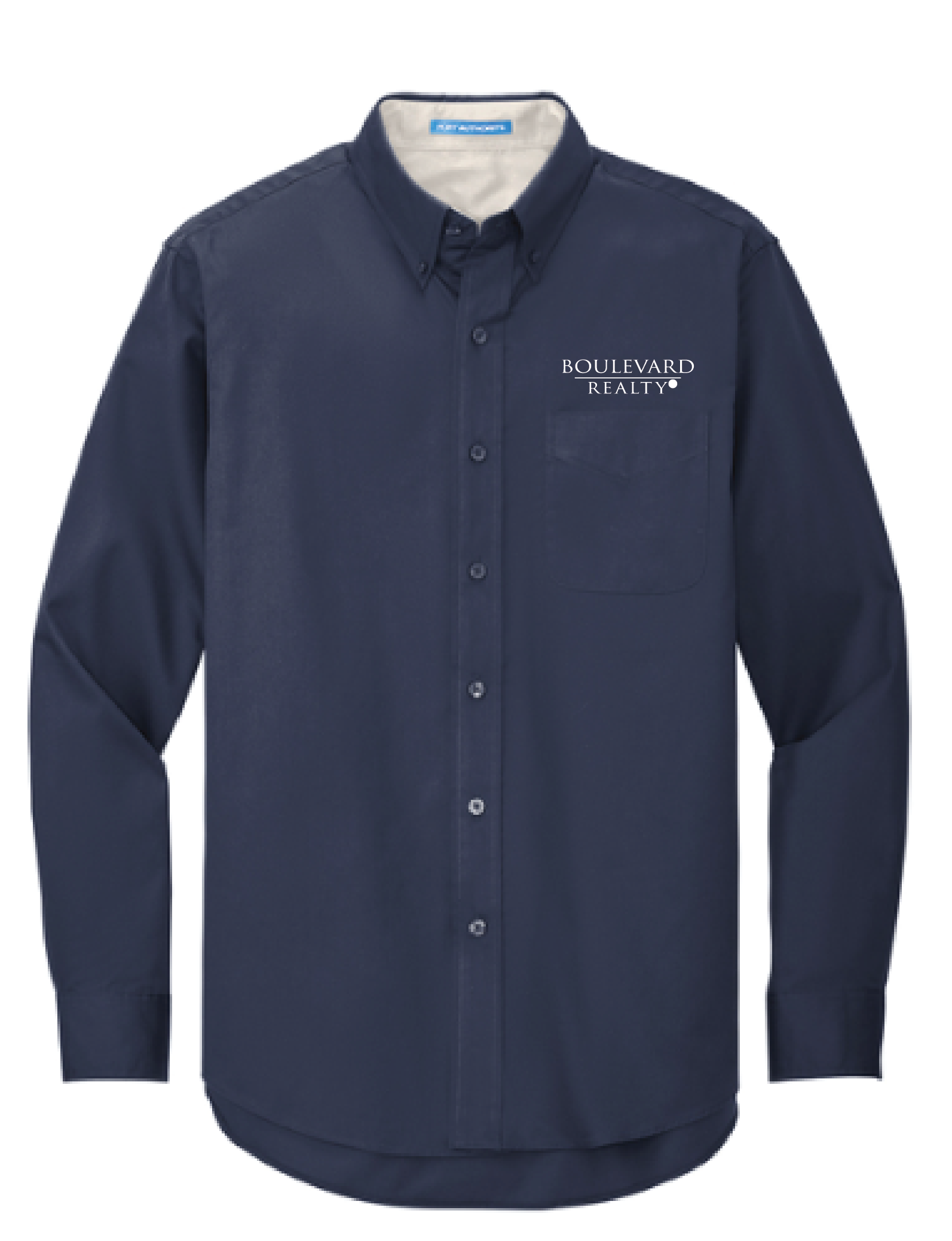 Boulevard Realty Men's Embroidered Long Sleeve