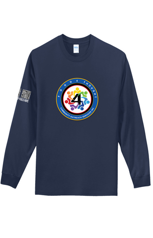 F4TCOS Navy Long Sleeve T-shirt