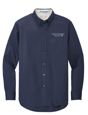Boulevard Realty Men's Embroidered Long Sleeve