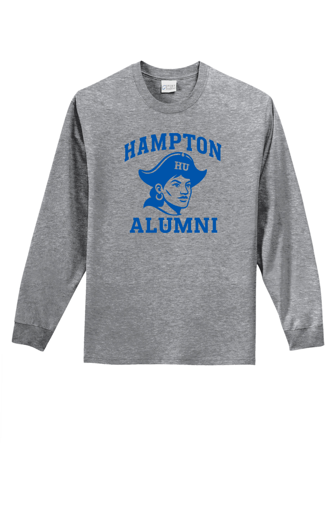 Ladies Pirate Gray Long Sleeve T-shirt