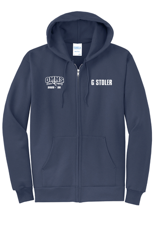OMMS Dance Company Fleece Full-Zip Hooded Sweatshirt