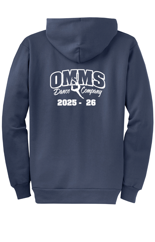 OMMS Dance Company Fleece Full-Zip Hooded Sweatshirt