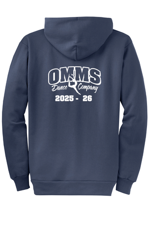 OMMS Dance Company Fleece Full-Zip Hooded Sweatshirt