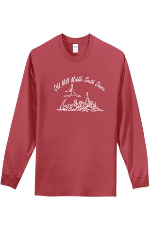 Red Spirt Long Sleeve Tee