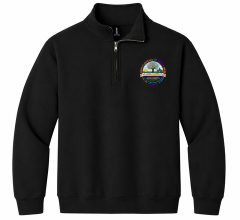 Clinicians of Color Black Quarter-Zip Pullover