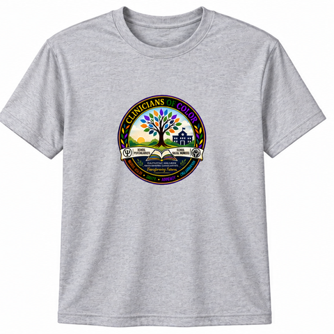 Clinicians of Color Athletic Heather short sleeve T-shirt